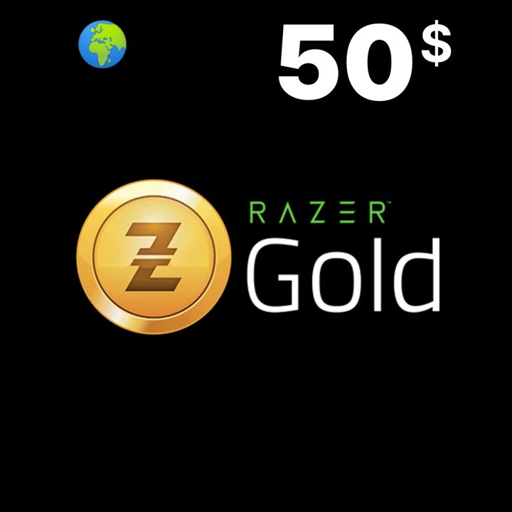 Пополнение кошелька RAZER GOLD на 50 USD / Gift Card 50 $ Global (Глобальный ключ активации)