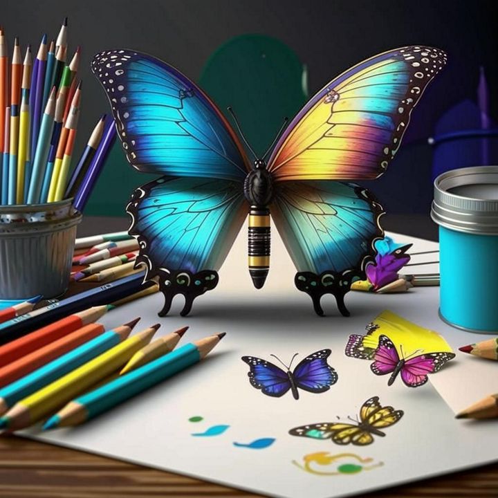 Набор раскрасок Бабочки