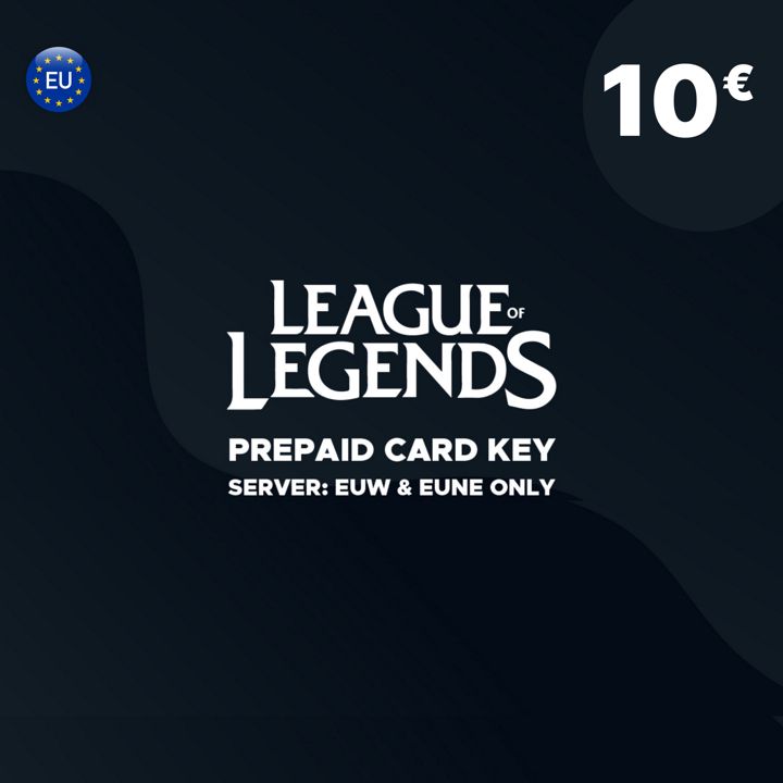 League of Legend Riot Points 10 EUR (€) Европа / Пополнение счета / Код активации Евро / Подарочная