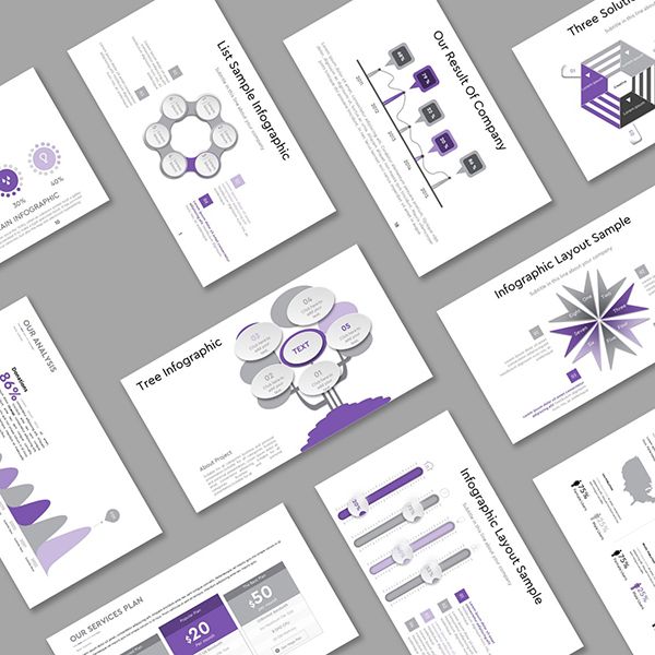 Шаблон трехмерной презентации компании Visualization