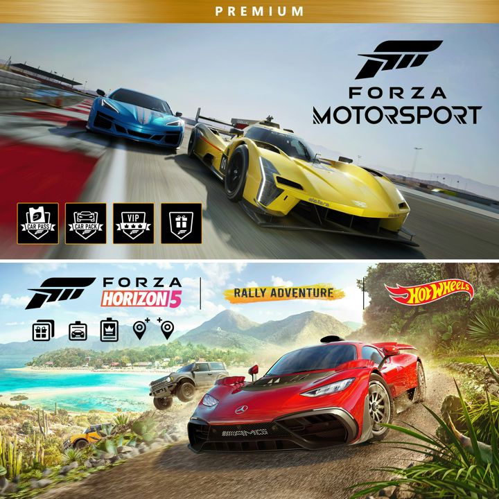 Forza Horizon 5 and Forza Horizon 4 Premium Editions Bundle Xbox One, Xbox Series X|S