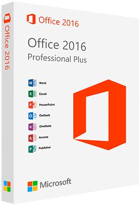 Office 2016 Pro Plus (Официальные ключи - Активация по телефону - Retail - OEM - ESD - 1 ПК ключ)