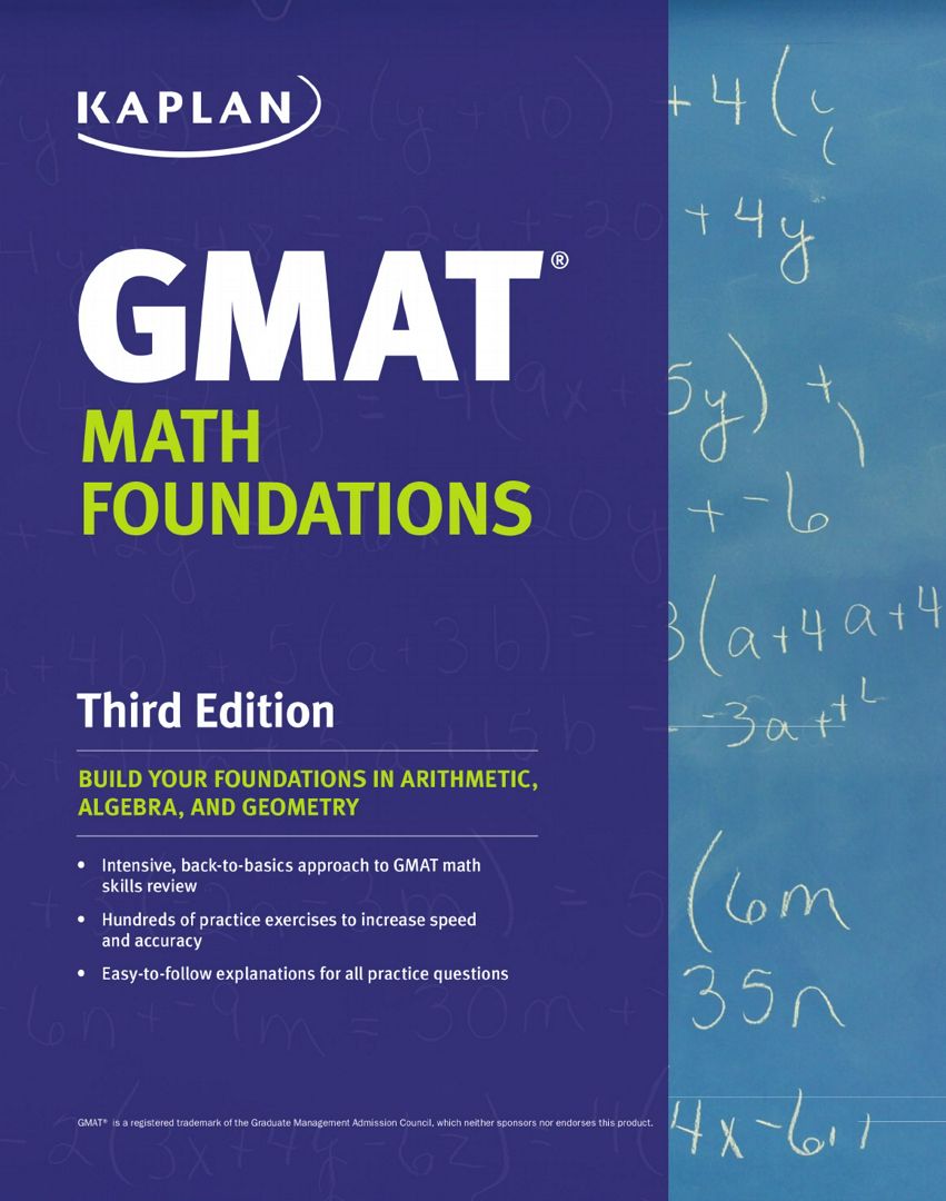 Kaplan GMAT Math Foundations. Основы математики Kaplan GMAT: на англ. яз.