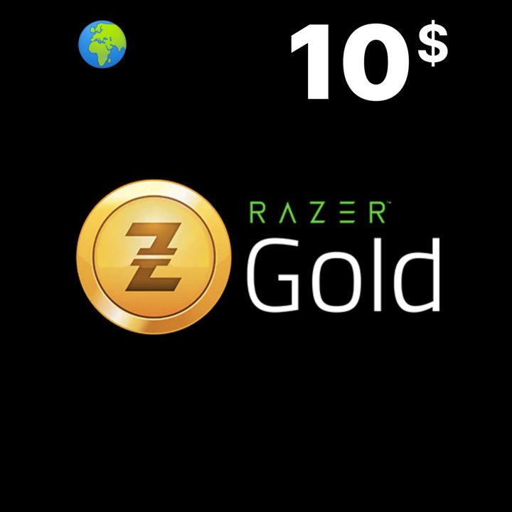 Пополнение кошелька RAZER GOLD на 10 USD / Gift Card 10 $ Global (Глобальный ключ активации)