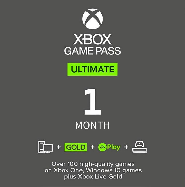 Подписка XBOX GAME PASS ULTIMATE 1 месяца ключ активации