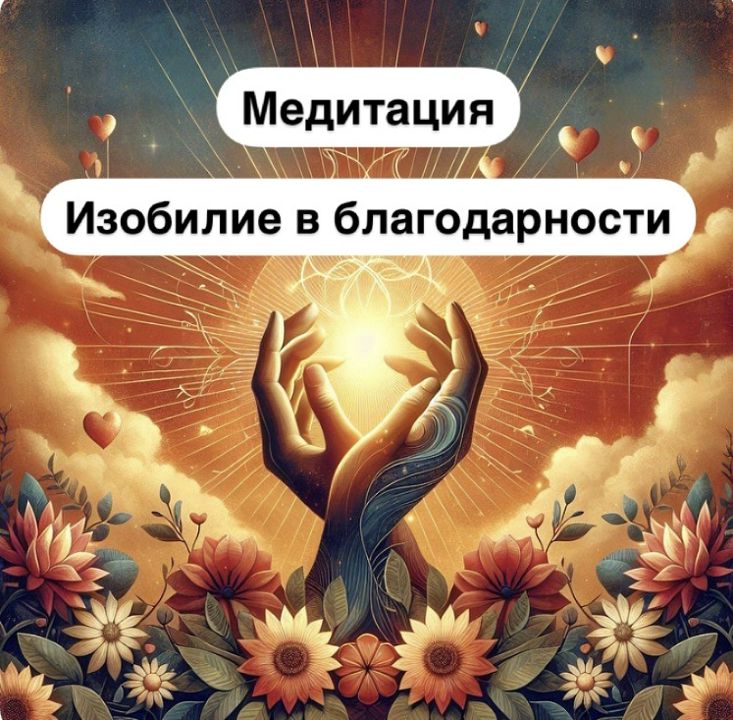 Медитация ИЗОБИЛИЕ В БЛАГОДАРНОСТИ