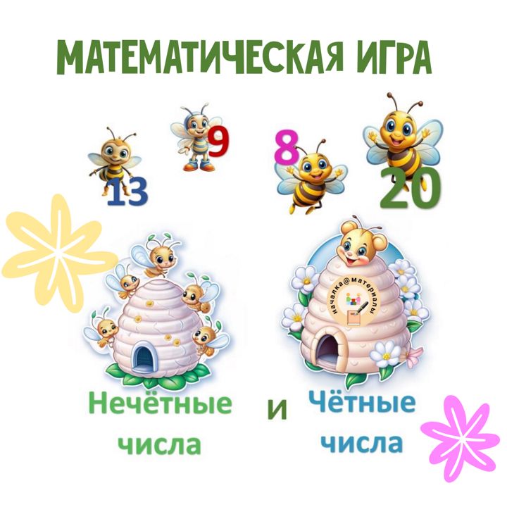 Математическая игра “Чётные и нечётные Числа”