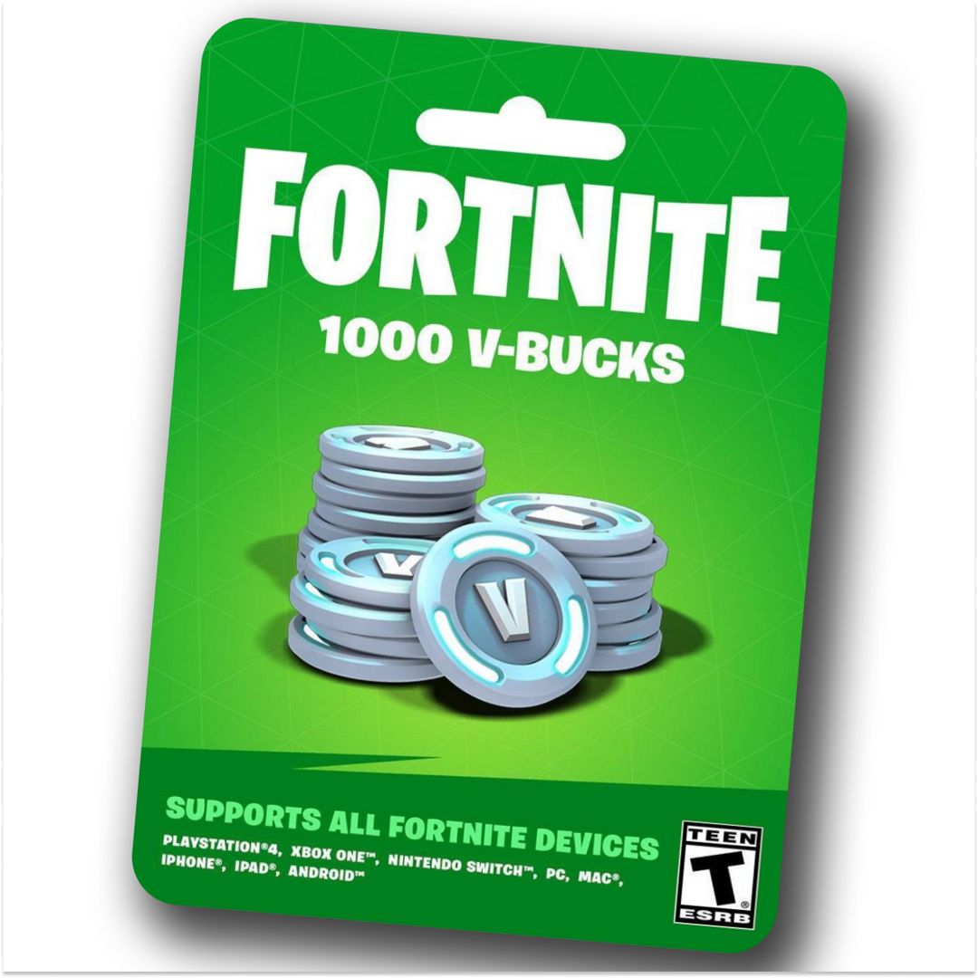 Fortnite 1000 V-Bucks код для активации, вбаксы фортнайт - официальный ключ пополнения