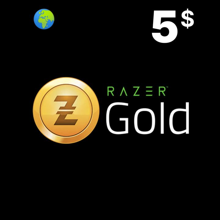 Пополнение кошелька RAZER GOLD на 5 USD / Gift Card 5 $ Global (Глобальный ключ активации)