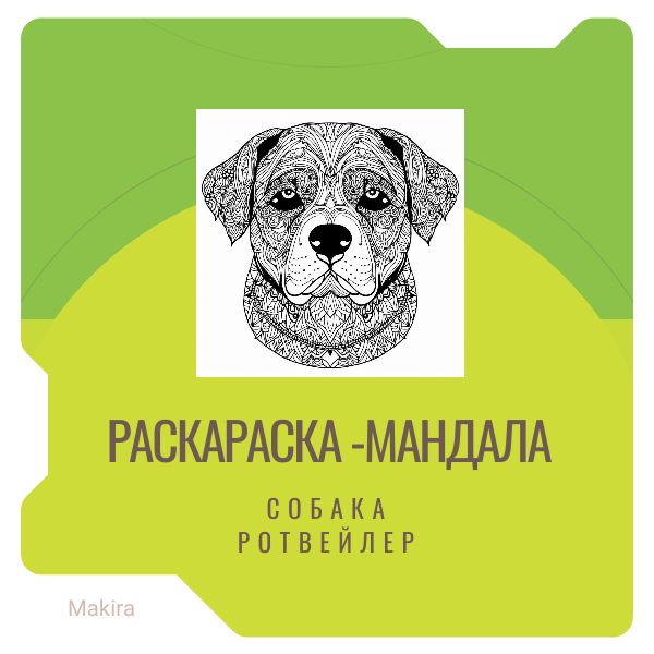 Раскраска-мандала