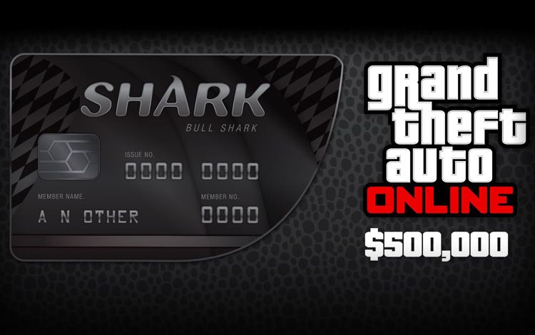 Grand Theft Auto Online: Bull Shark Cash Card (500,000$) (Rockstar Games Launcher)