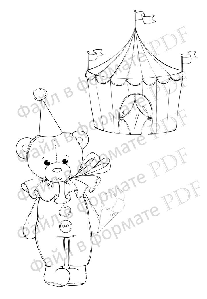 Раскраски Цирк для детей 6 7 лет (38 шт.) - скачать или распечатать бесплатно #