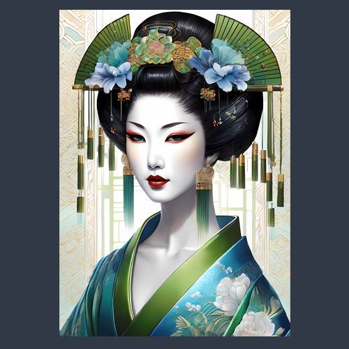 Цифровой постер «Geisha1»