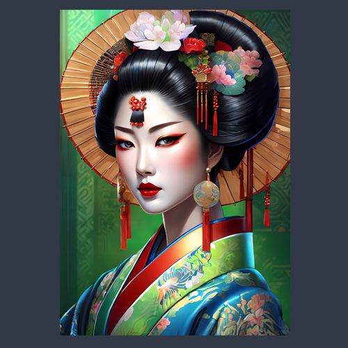 Цифровой постер «Geisha3»