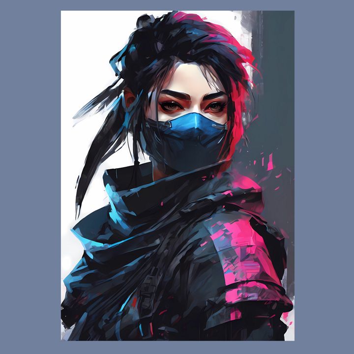 Цифровой постер «Ninja_girl6»