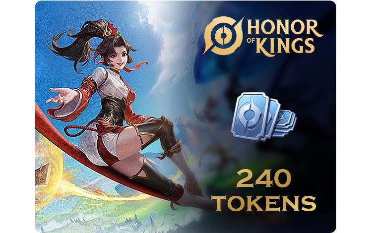 Игровая валюта Honor of Kings 240 Tokens [Цифровая версия]