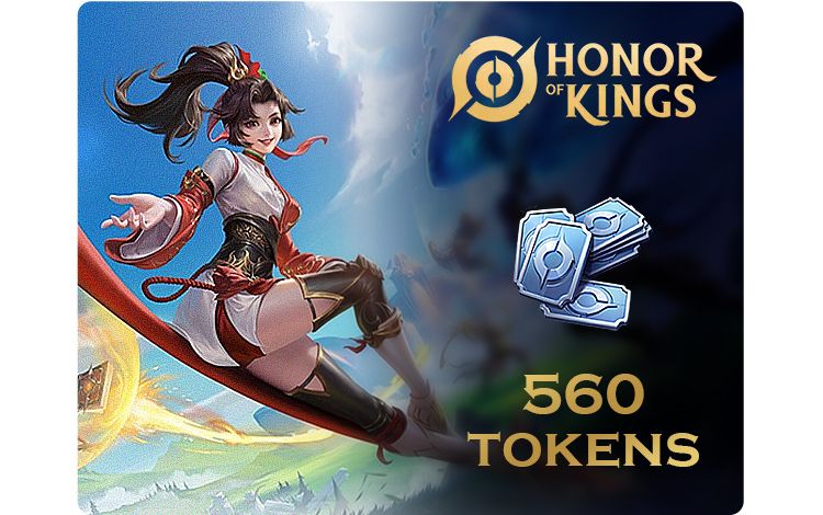 Игровая валюта Honor of Kings 560 Tokens [Цифровая версия]