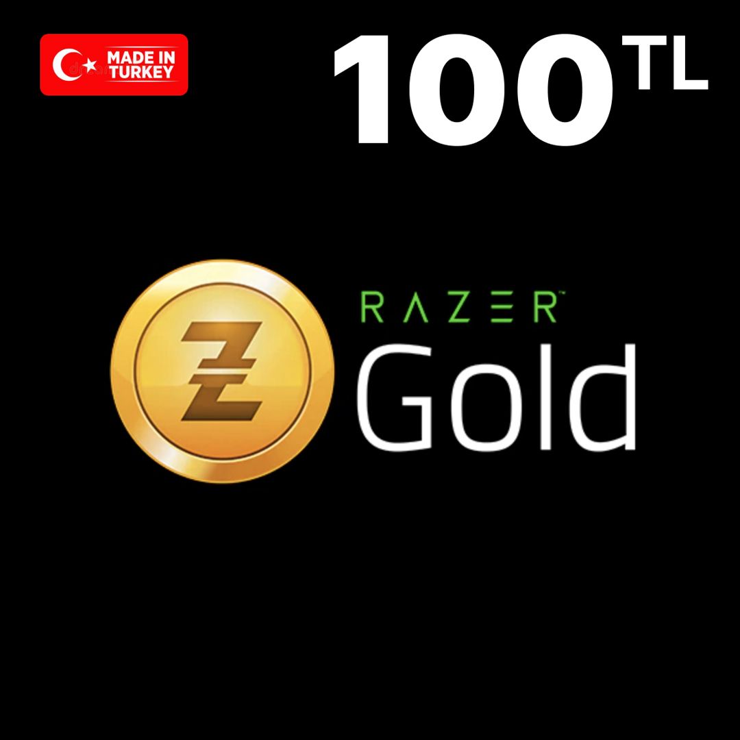 Код пополнения Razer Gold Card номиналом 100 лир, Gift Card 100 TRY , регион Турция