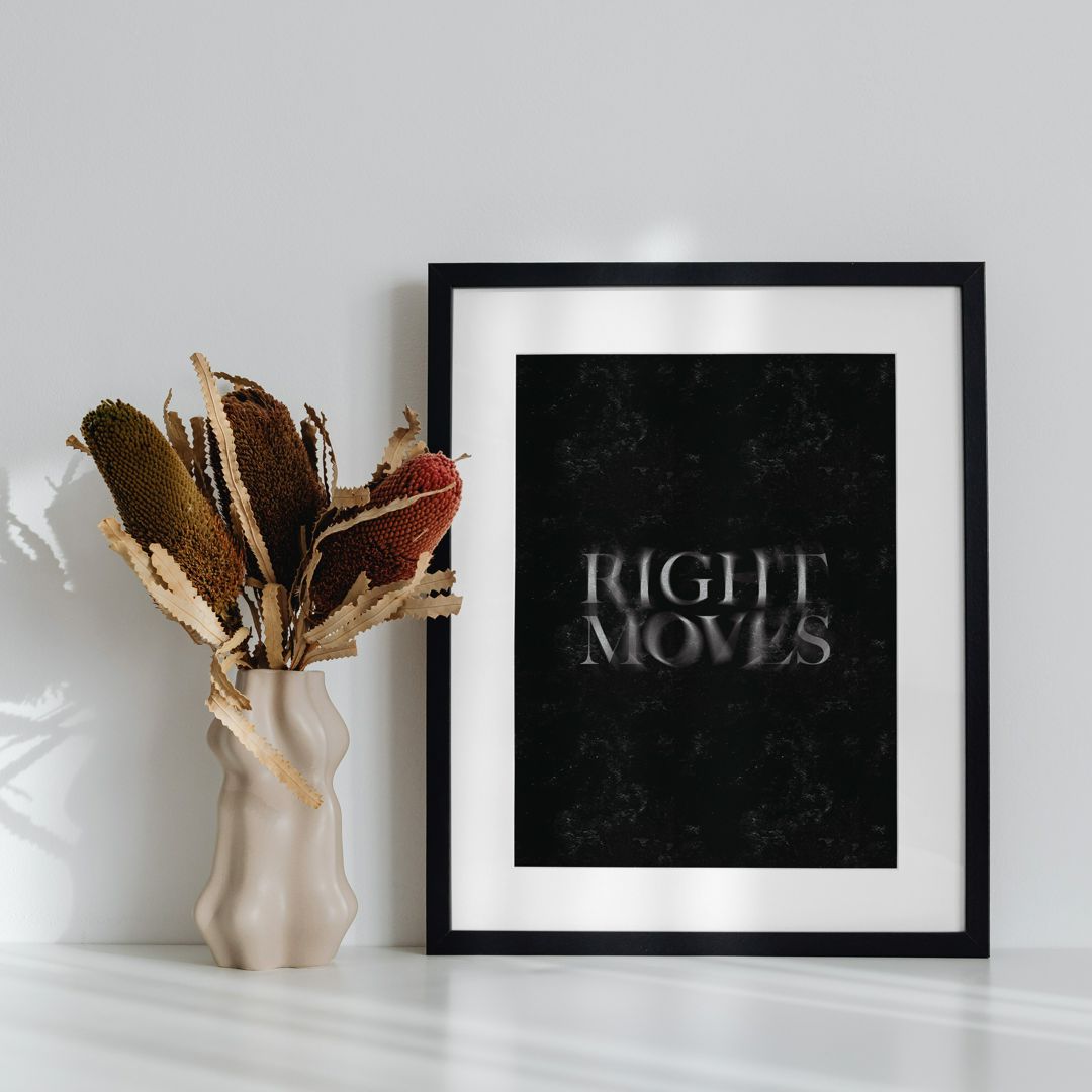 Right moves — принт для плакатов 50x70