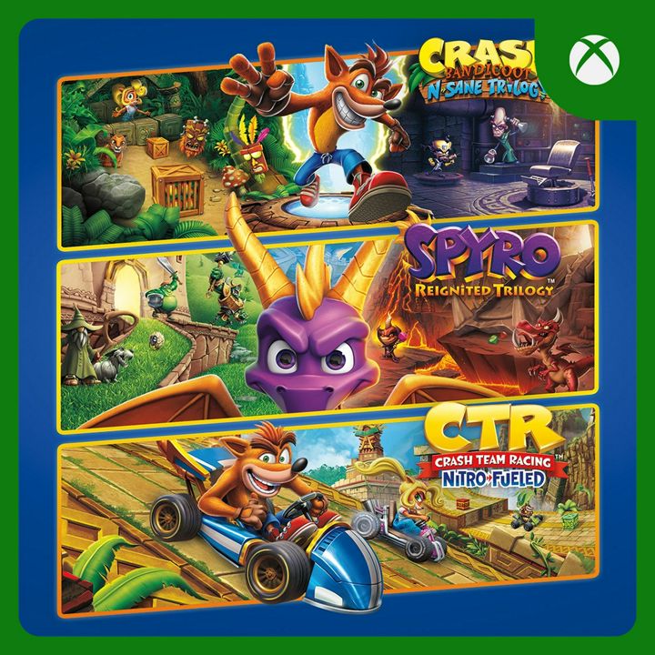 Crash + Spyro Triple Play Bundle | Xbox One & Series X|S