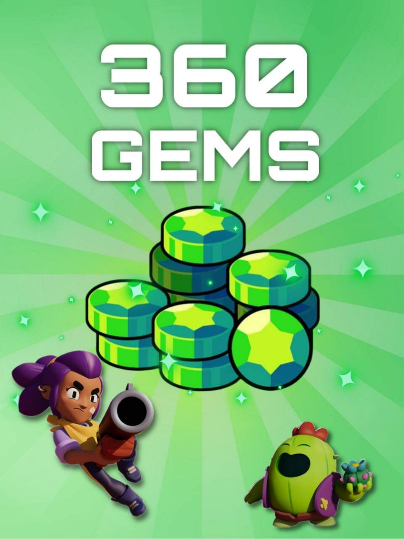 Пополнение гемов Brawl Stars 360 (Gems)