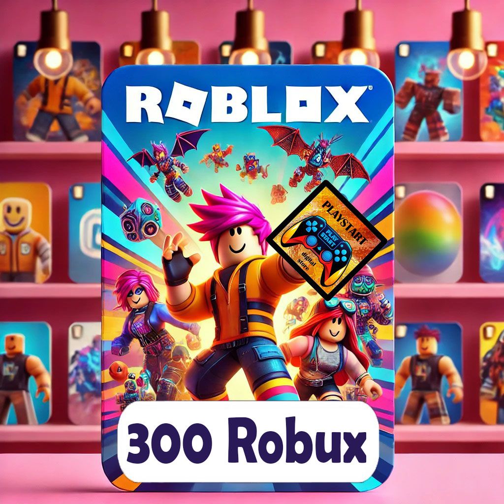 Валюта Roblox - 300 Robux Карта пополнения GLOBAL (весь мир) - скачать ...