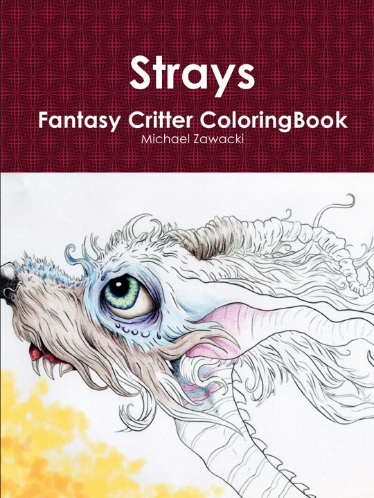 Strays Fantasy Critter Coloring Book