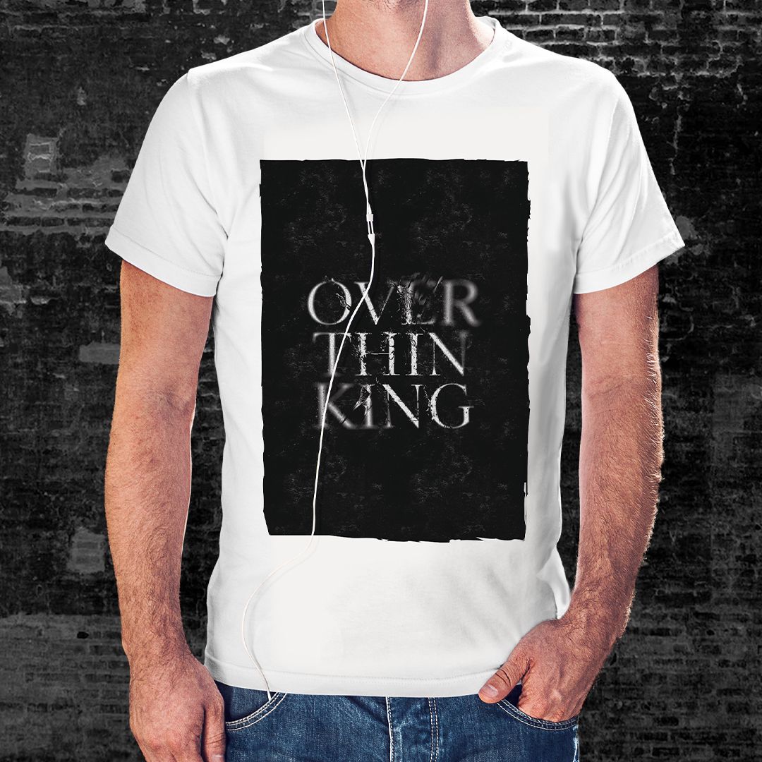 Overthinking — принт для футболок и худи
