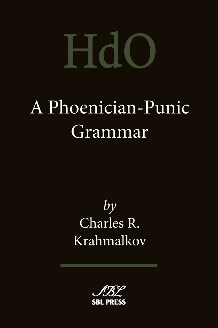 A Phoenician-Punic Grammar