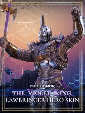 FOR HONOR The Violet King - Lawbringer Hero Skin