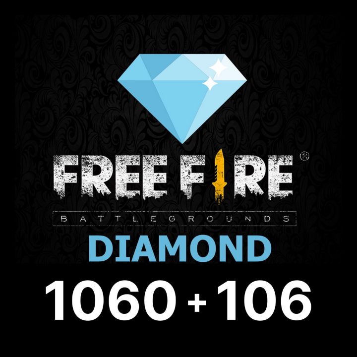 Игровая валюта Free Fire 1166 Алмазов (Diamonds)