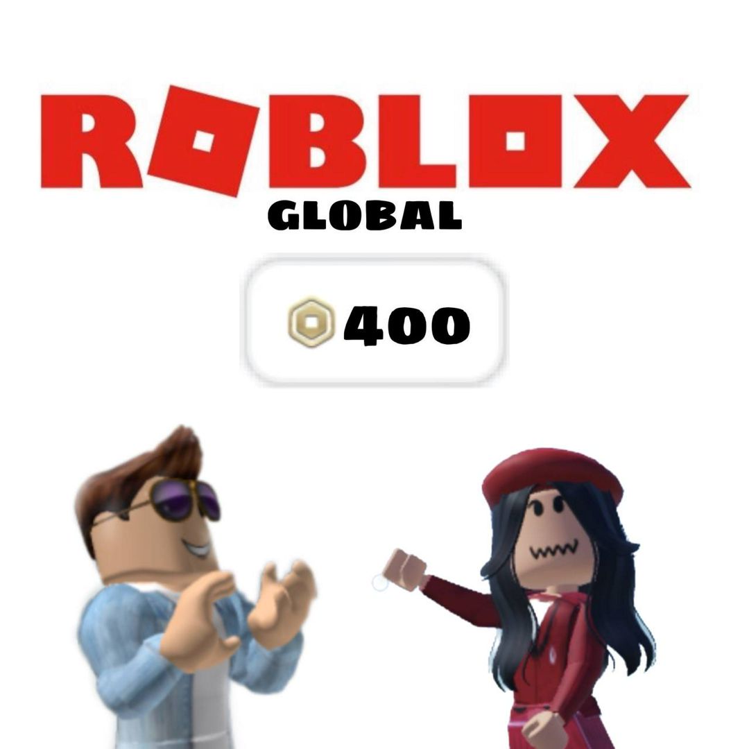 Roblox Валюта – 400 Robux (Карта пополнения GLOBAL, доступна по всему ...