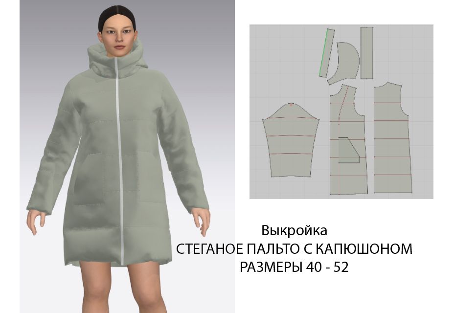 Выкройка-основа женского пальто | Шить просто — paraskevat.ru