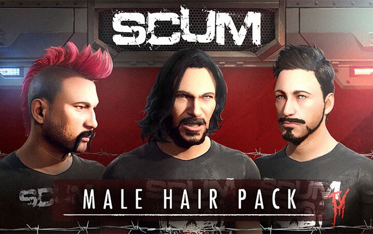 SCUM Male Hair Pack