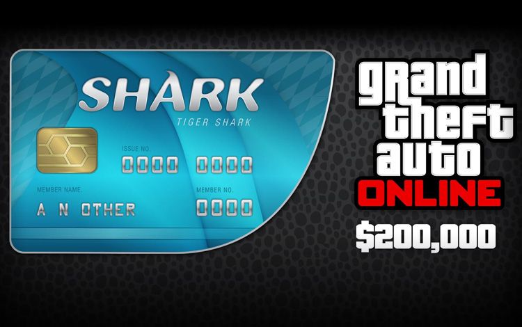 Grand Theft Auto Online: Tiger Shark Cash Card (200,000$) (Rockstar Games Launcher)