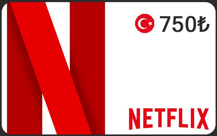 Карта оплаты Netflix 750 TL Turkey [Цифровая версия]