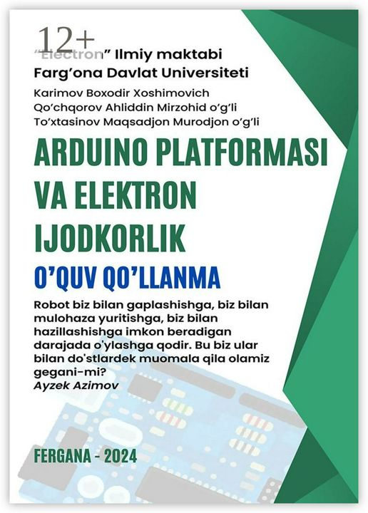 Arduino platformasi va elektron ijodkorlik