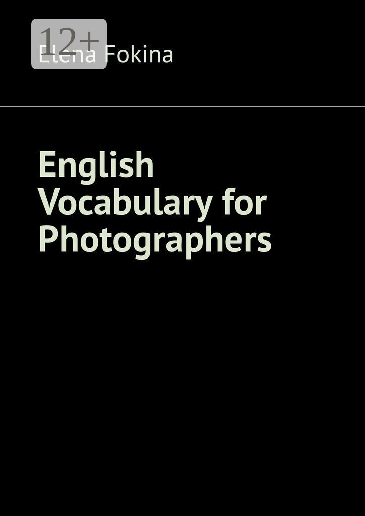 English Vocabulary for Photographers
