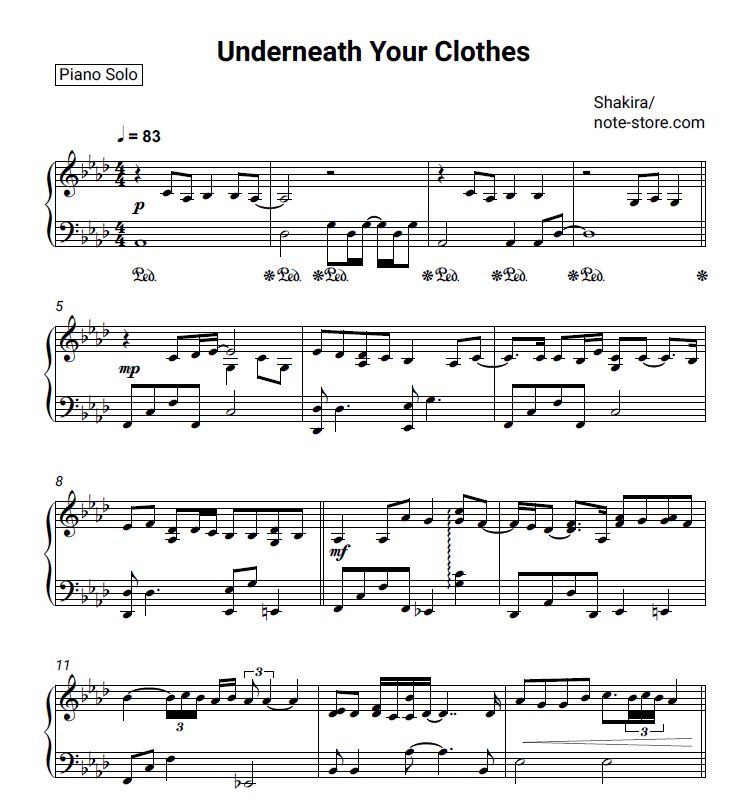 Underneath your clothes текст песни. шакира underneath your clothes перевод. Shakira - underneath your clothes обложка. Shakira - underneath your clothes обложка. Underneath it all ноты.
