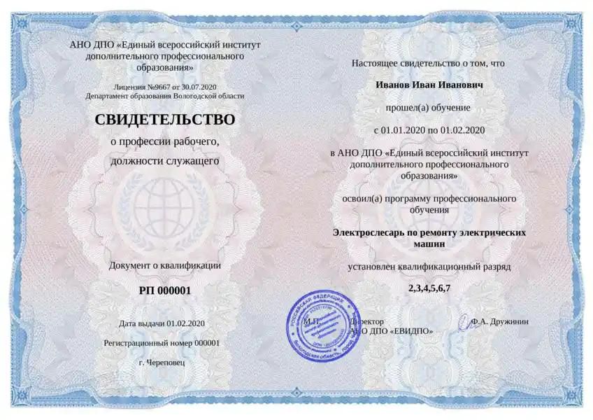 Электрослесарь по ремонту электрических машин - скачать ключи на ...