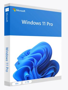 Ключ активации Microsoft Windows 11 Pro для 5 ПК