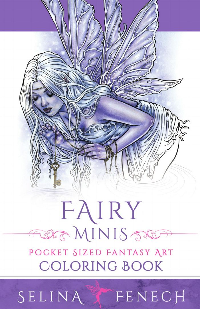 Fairy Minis - Pocket Sized Fairy Fantasy Art Coloring Book