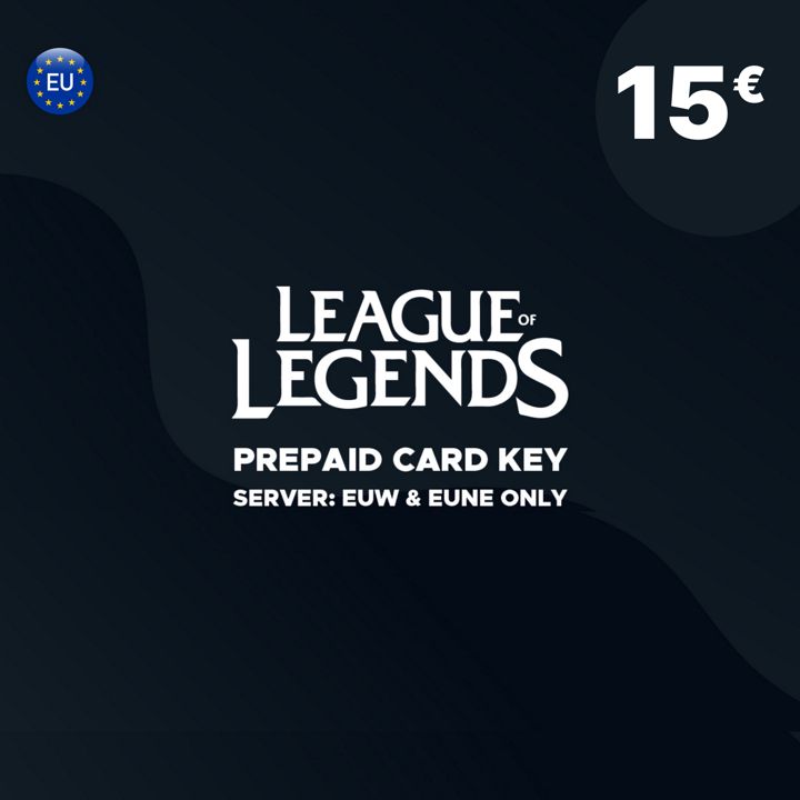 League of Legend Riot Points 15 EUR (€) Европа / Пополнение счета / Код активации Евро / Подарочная