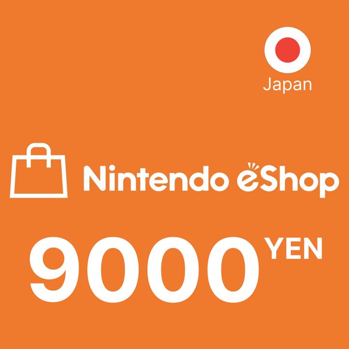 Карта оплаты Nintendo eShop 9000 YEN Japan Код активации Нинтендо / Gift Card (Япония)