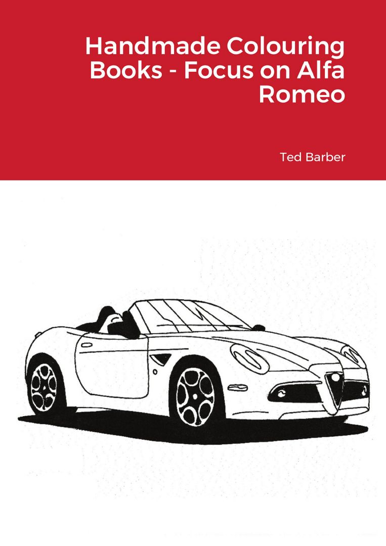 Handmade Colouring Books - Focus on Alfa Romeo