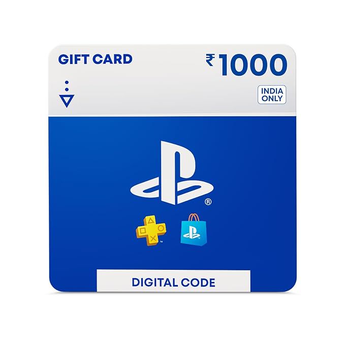 Карта пополнения PS Store Индия на 1000 Рупий