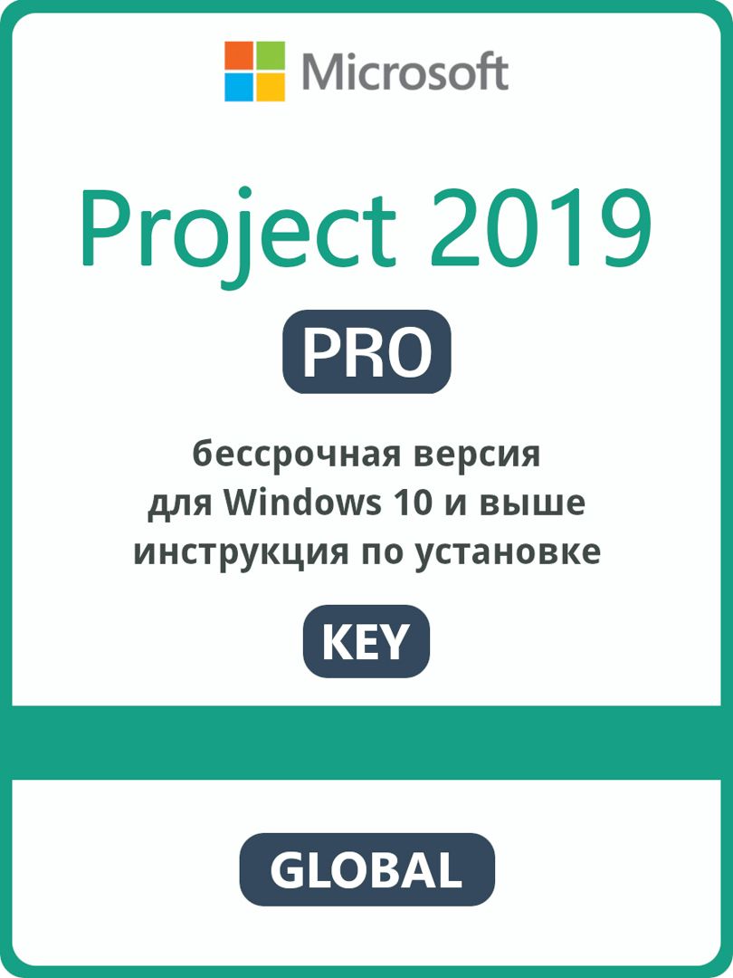 Project 2019 Pro for Windows 1ПК
