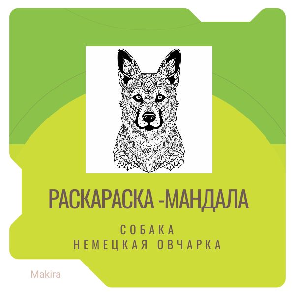 Раскраска-мандала