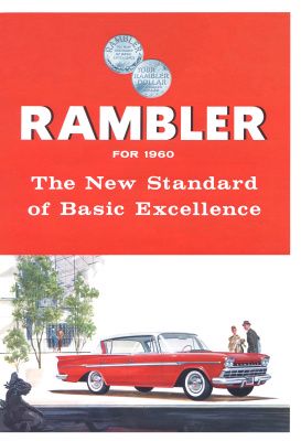 Раритет 1959 г. Автомобиль Rambler (США) брошюра перед началом выпуска авто.