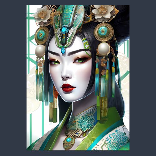 Цифровой постер «Geisha5»